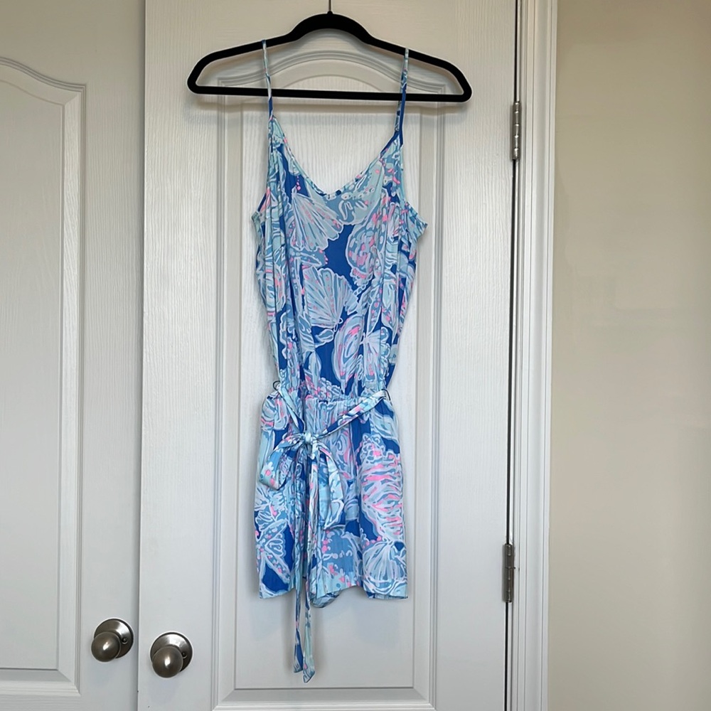 Lilly Pulitzer silk romper- only worn once